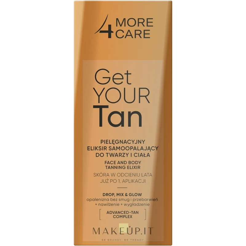 More4Care Get Your Tan siero autoabbronzante viso 15 ml — Siero viso
