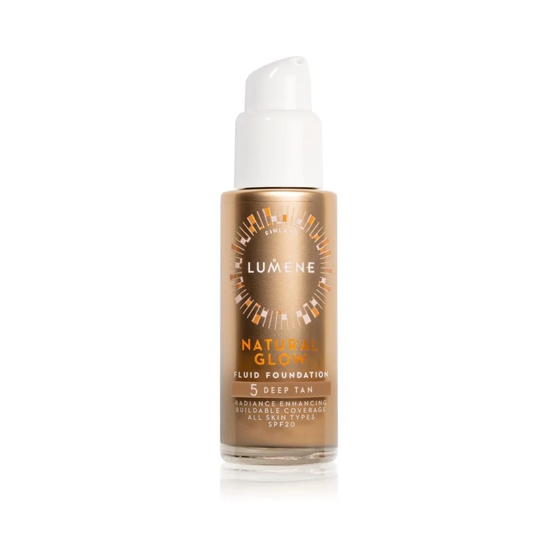 Lumene Natural Glow Fondotinta 5 Deep Tan SPF 20 30 ml — Fondotinta