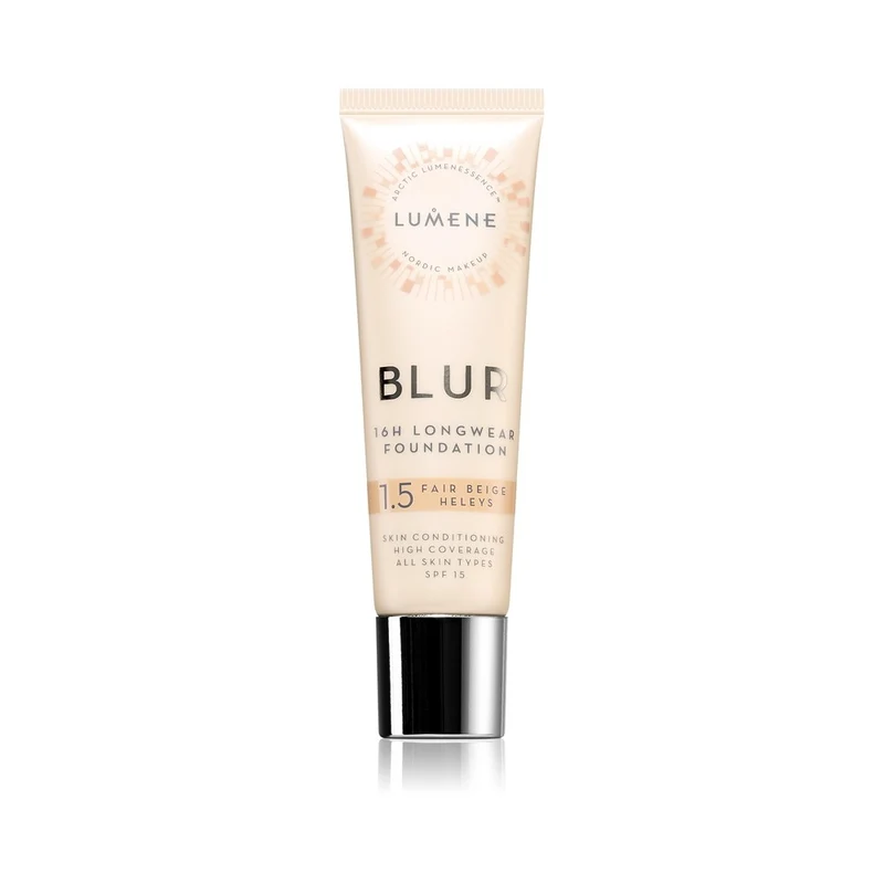 Lumene Blur 16h fondotinta 1,5 Fair Beige 30 ml — Fondotinta