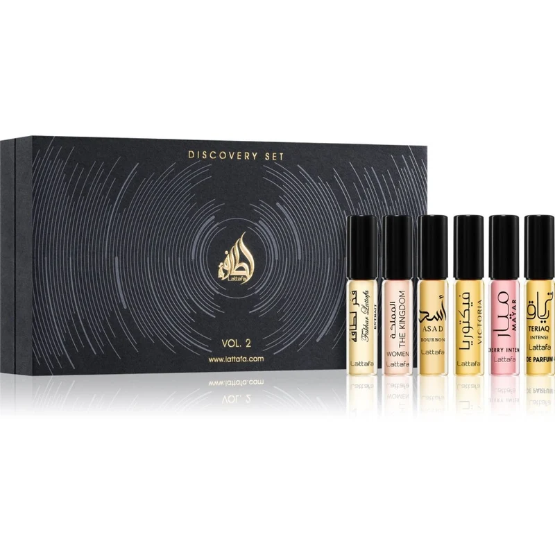 Lattafa Discovery Set Vol. 2 Unisex 6× 4 ml — Eau de Parfum