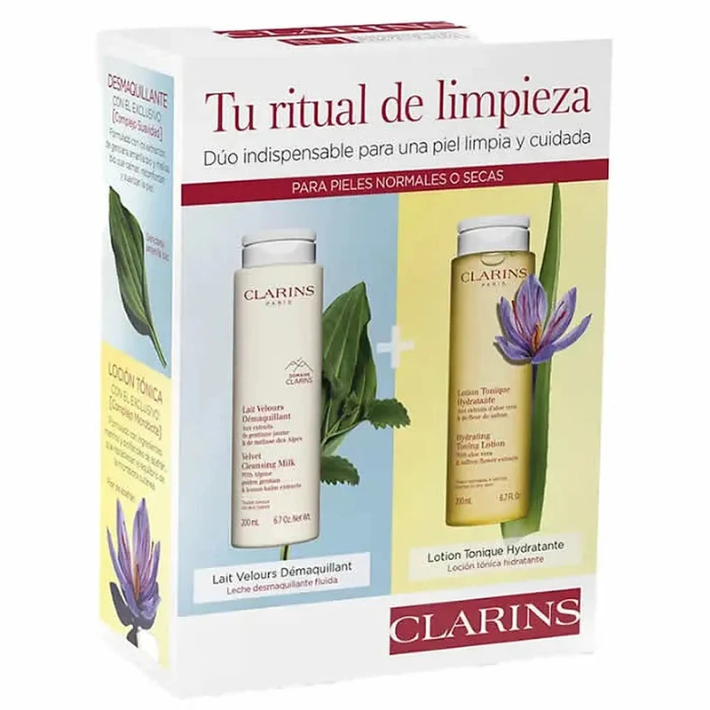 Clarins Latte detergente in velluto 200 ml set 2 pezzi — Detergente viso