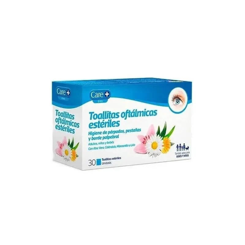Care+ Salviette Oftalmiche Sterili 30 unità — Salviette oculari