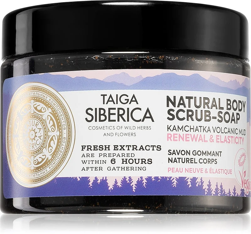 Natura Siberica Taiga Siberica Kamchatka Volcanic Mud Scrub corpo 300 ml — Scrub corpo