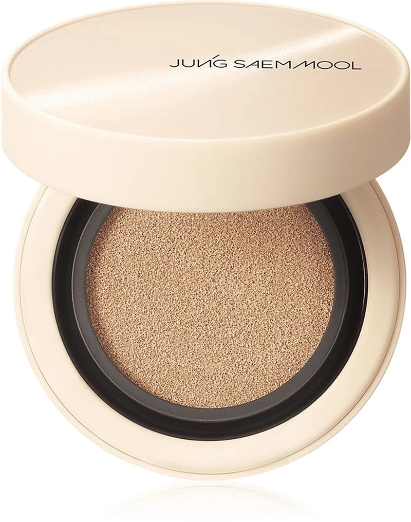 Jung Saem Mool Skin Nuder Cover Layer Cushion Medium Deep 2× 14 g — Fondotinta Cushion con Ricarica