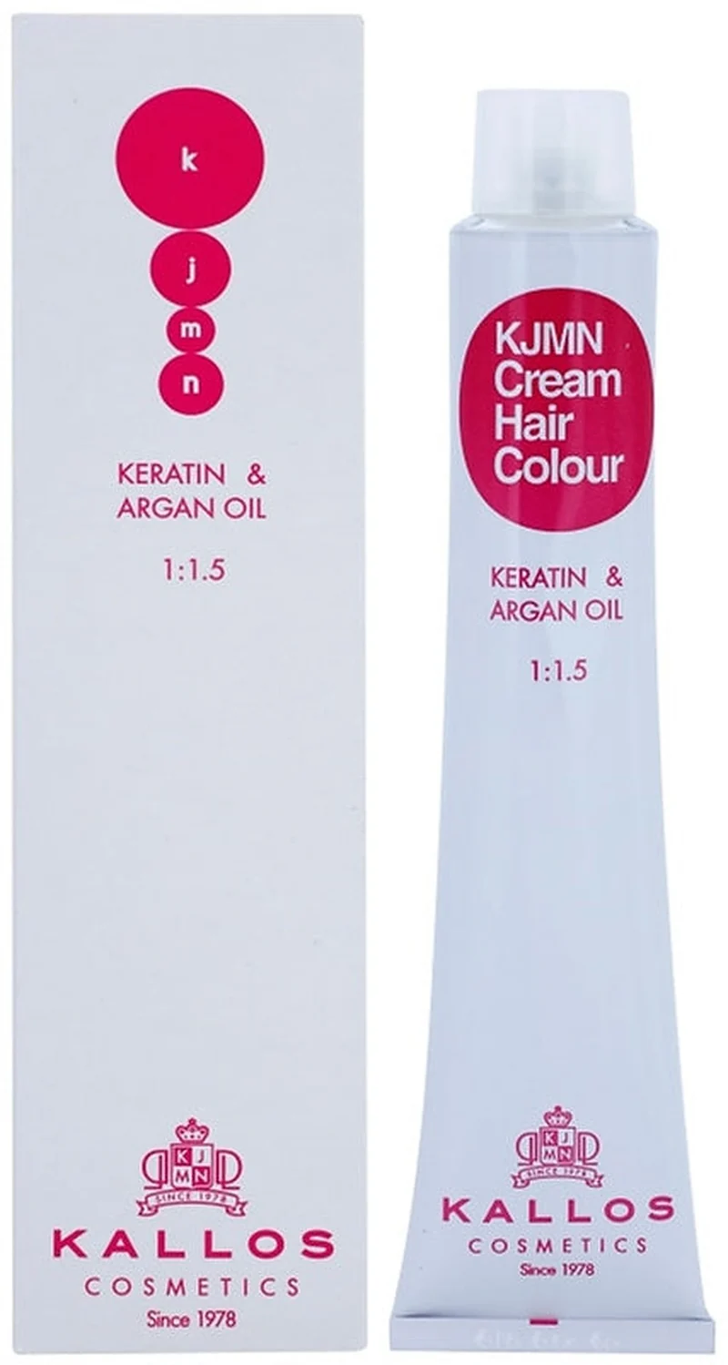 Kallos KJMN Professional Crema tinta 7.4 Medium Copper Blond 100 ml — Tinta Capelli