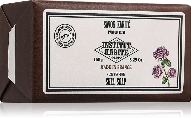 Institut Karité Paris Rose Burro di Karité 150 g — Sapone Solido