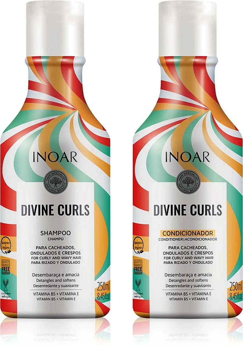 INOAR Set capelli ricci 2× 250 ml — Set Capelli Ricci