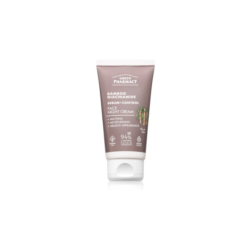 Green Pharmacy Bamboo & Niacinamide Crema idratante notte 50 ml — Crema notte