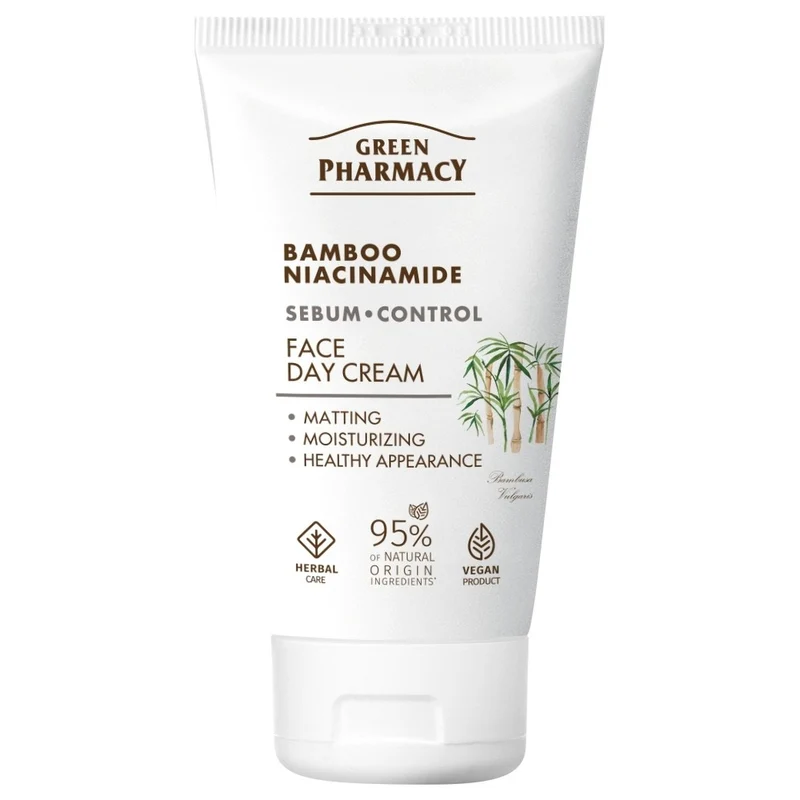 Green Pharmacy Bamboo & Niacinamide Crema giorno 50 ml — Crema giorno