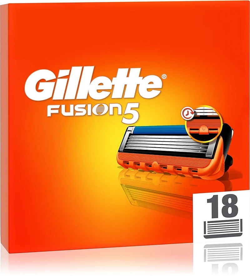 Gillette Fusion5 Lame di ricambio 18 pezzi — Lame di ricambio per rasoio