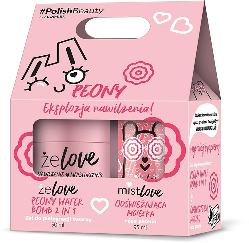 Floslek laboratorium ŻELOVE Peony — Set Cosmetico