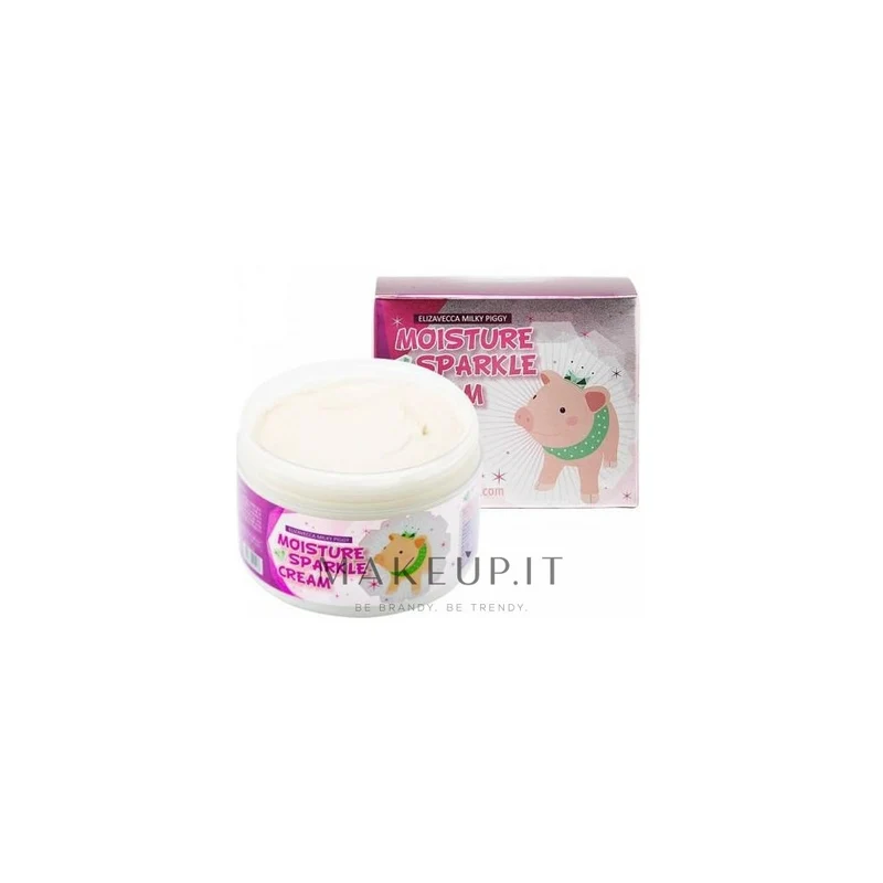 Elizavecca Milky Piggy Moisture Sparkle 100 ml — Crema viso illuminante