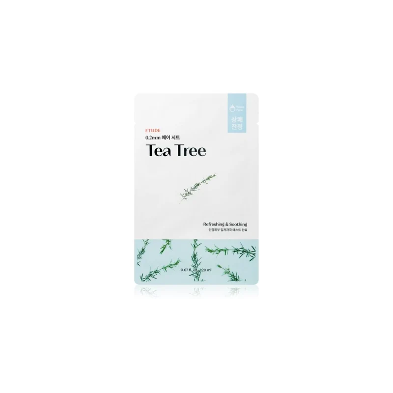 Etude 0.2 Therapy Air Mask Tea Tree 20 ml — Maschera viso