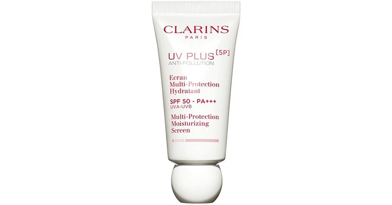 Clarins UV PLUS Anti-Pollution Rose Lozione SPF 50 30 ml — Schermo solare