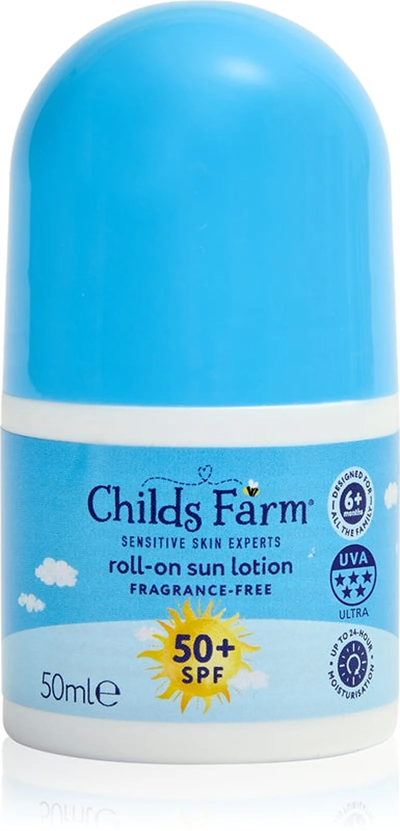 Childs Farm Suncare Roll On Crema abbronzante SPF 50+ 50 ml — Crema solare roll-on