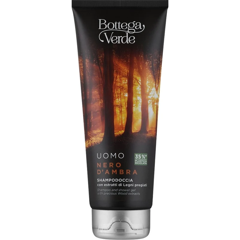 Bottega Verde Black Amber Shampoo doccia gel 2 in 1 200 ml — Shampoo doccia