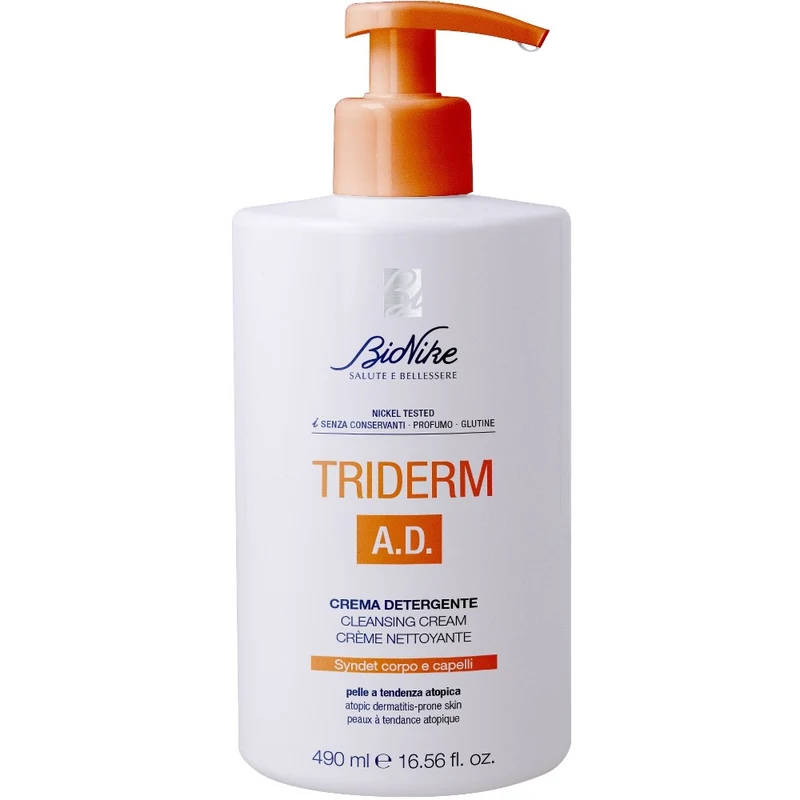 Bionike Triderm A. D. Crema Detergente Pelli Atopiche 490 ml — Detergente Viso