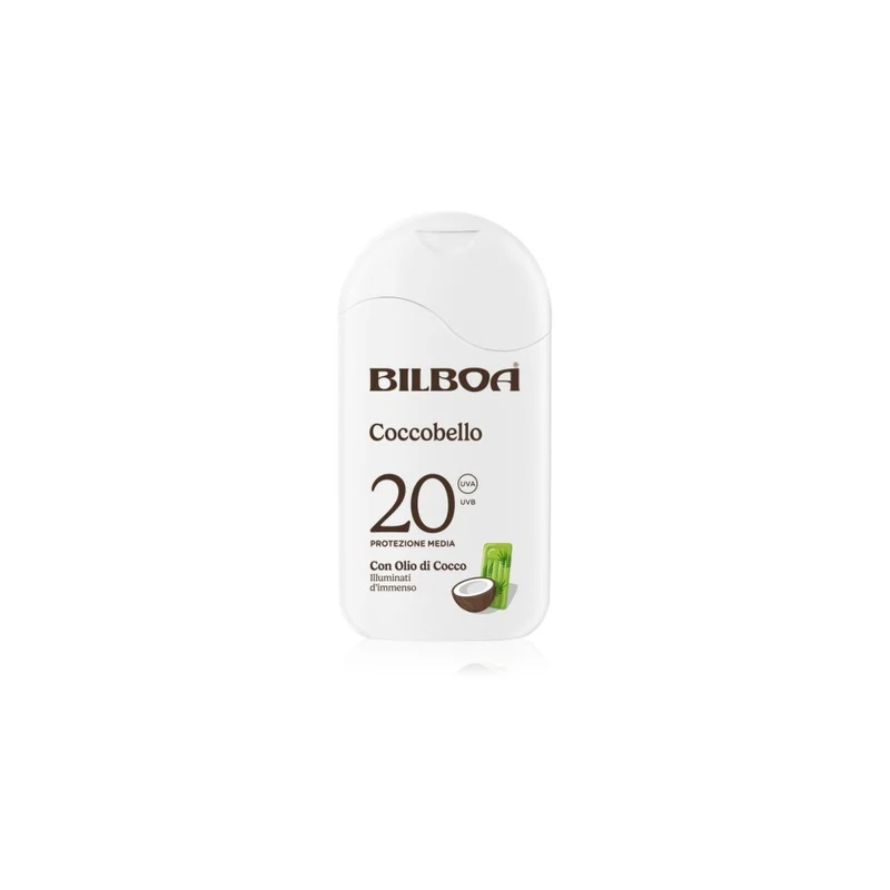 Bilboa Coccobello Latte abbronzante con olio di cocco SPF 20 200 ml — Latte abbronzante