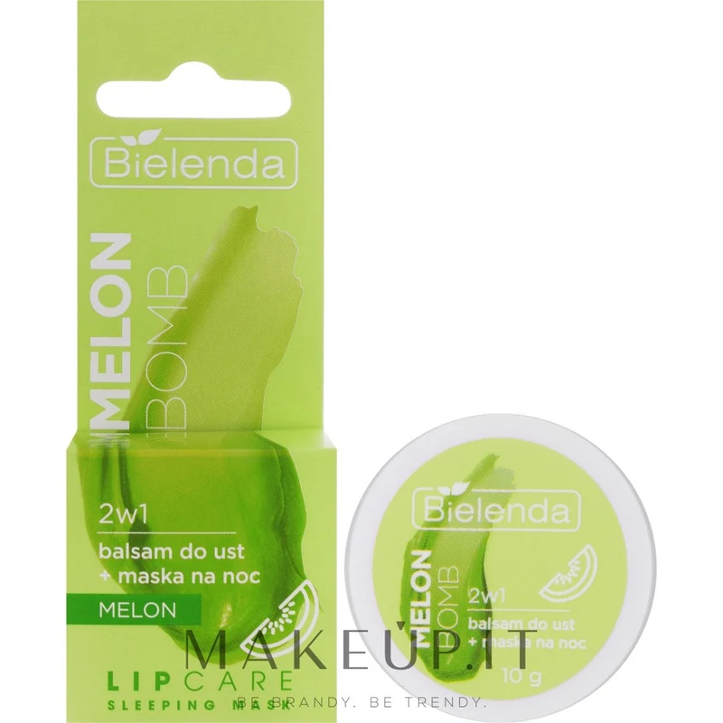 Bielenda Lip Care Melon Bomb 10 g — Balsamo e Maschera Notte Labbra