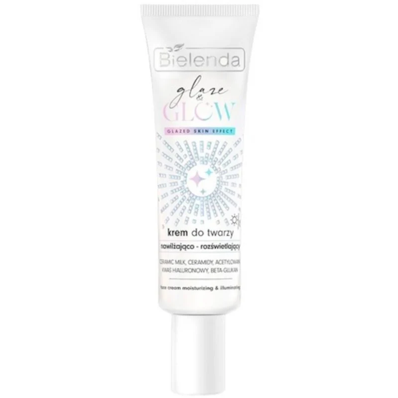 Bielenda GLAZE & GLOW Crema Viso Idratante Illuminante 50 ml — Crema viso