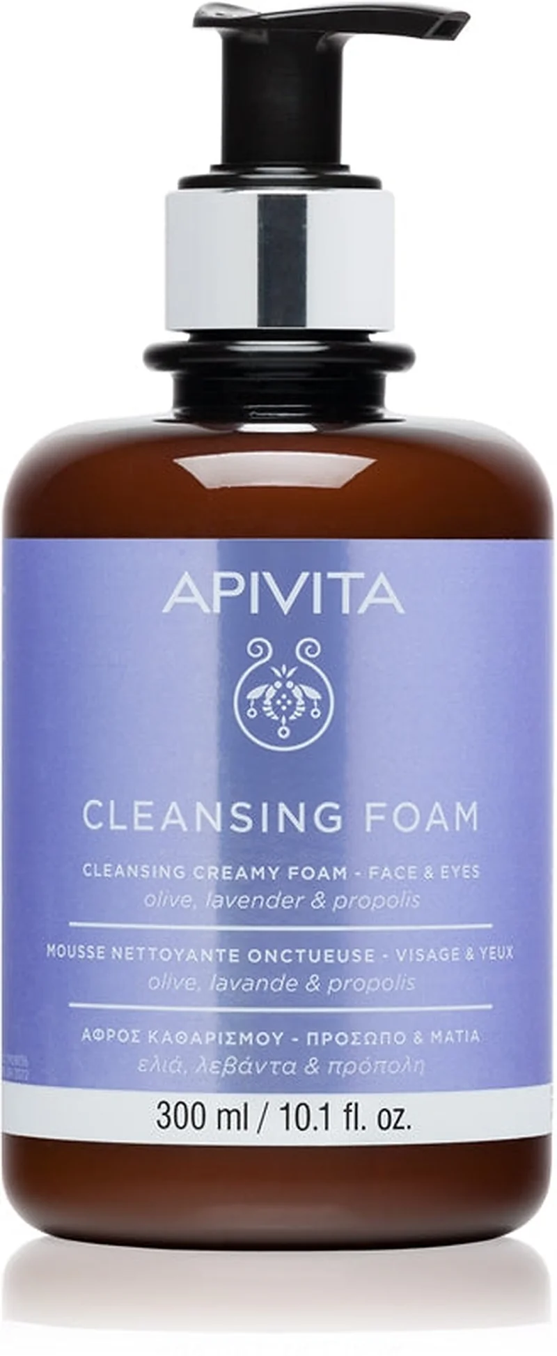 Apivita Mousse detergente in crema 300 ml — Detergente mousse