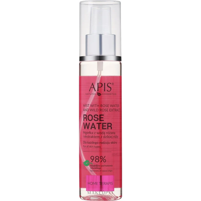 Apis Natural Cosmetics Rose Water Spray Viso 150 ml — Tonico Viso