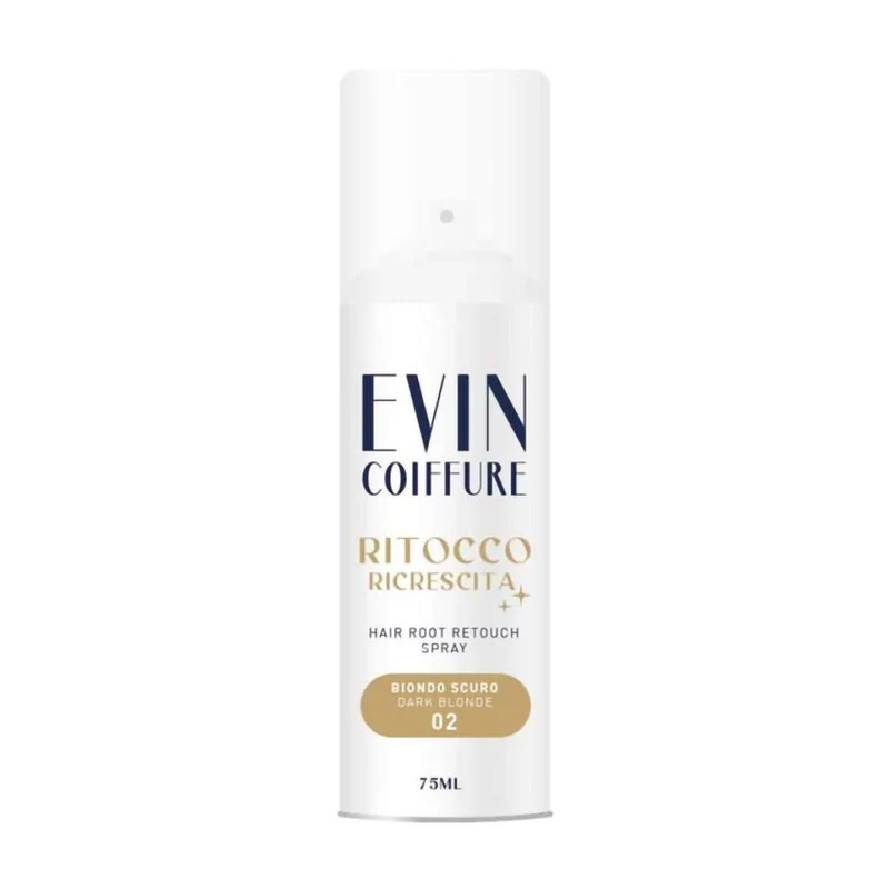 Evin Ritocco Per Capelli Ricrescita Biondo Scuro — Spray ritocco capelli