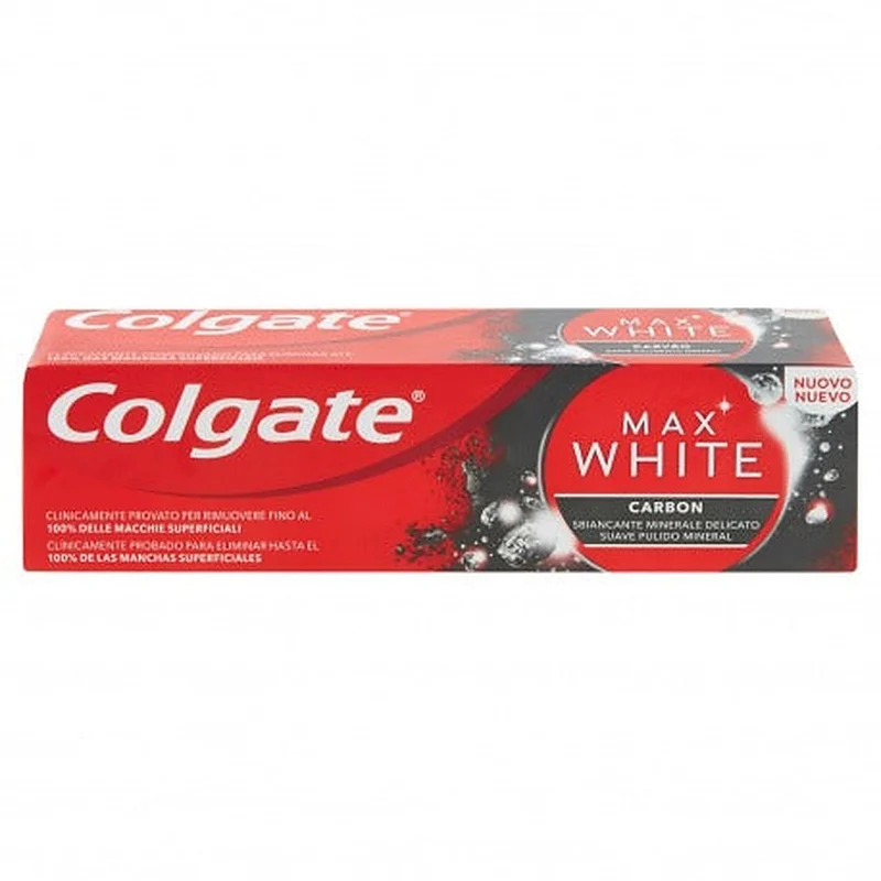 Colgate Max White Charcoal Dentifricio 75 ml — Dentifricio