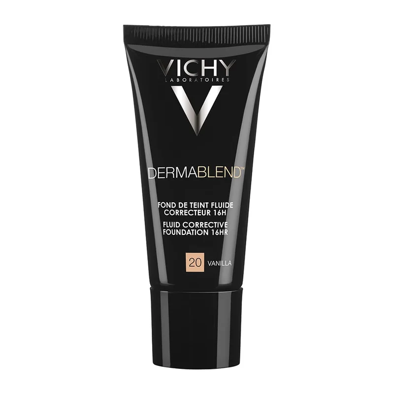 Vichy Dermablend 16H SPF 28 Fluido correttivo 20 Vaniglia 30 ml — Fondotinta