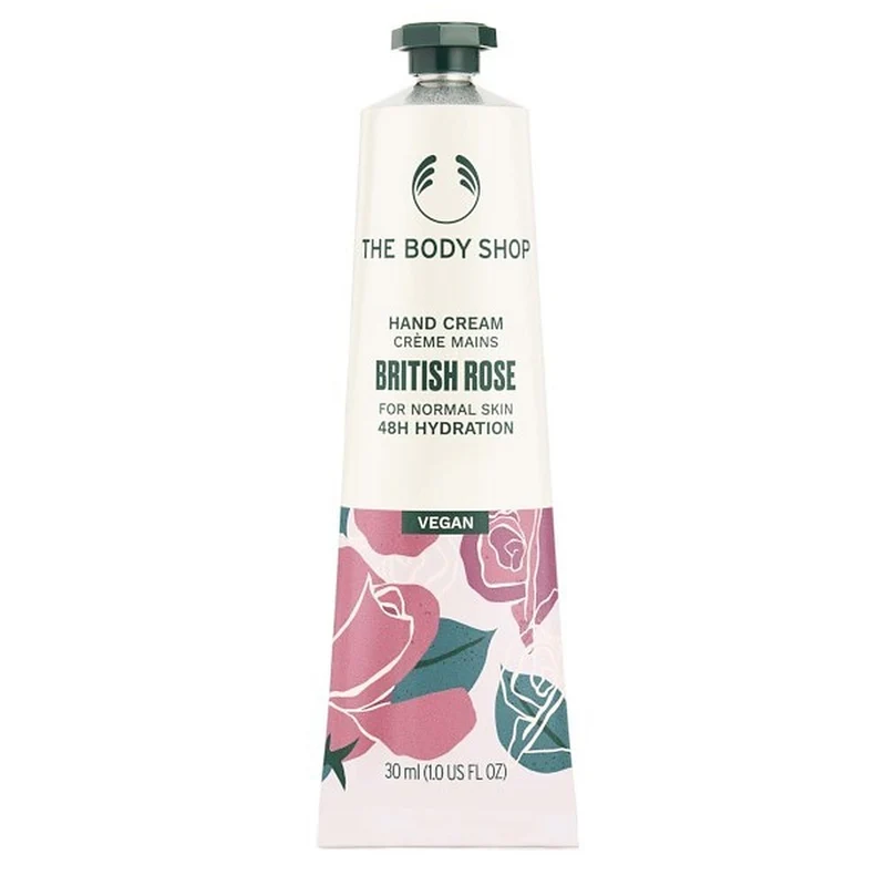 The body shop Crema idratante mani British Rose 30 ml — Crema mani