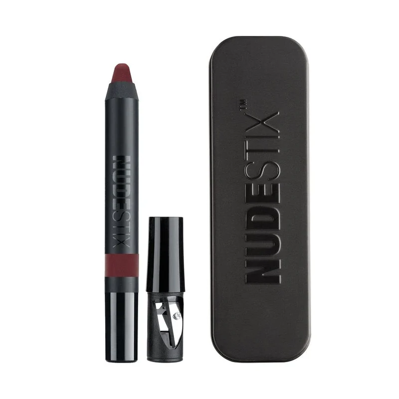Nudestix Intense Matte Matita Labbra e Fard 2 in 1 Raven 2,5 g — Matita Multiuso