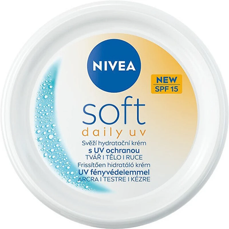 Nivea Crema Idratante Protezione UV SPF 15 Soft Daily UV 100 ml — Crema solare