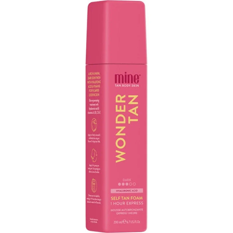 Minetan Schiuma autoabbronzante Wonder Tan 200 ml — Schiuma autoabbronzante