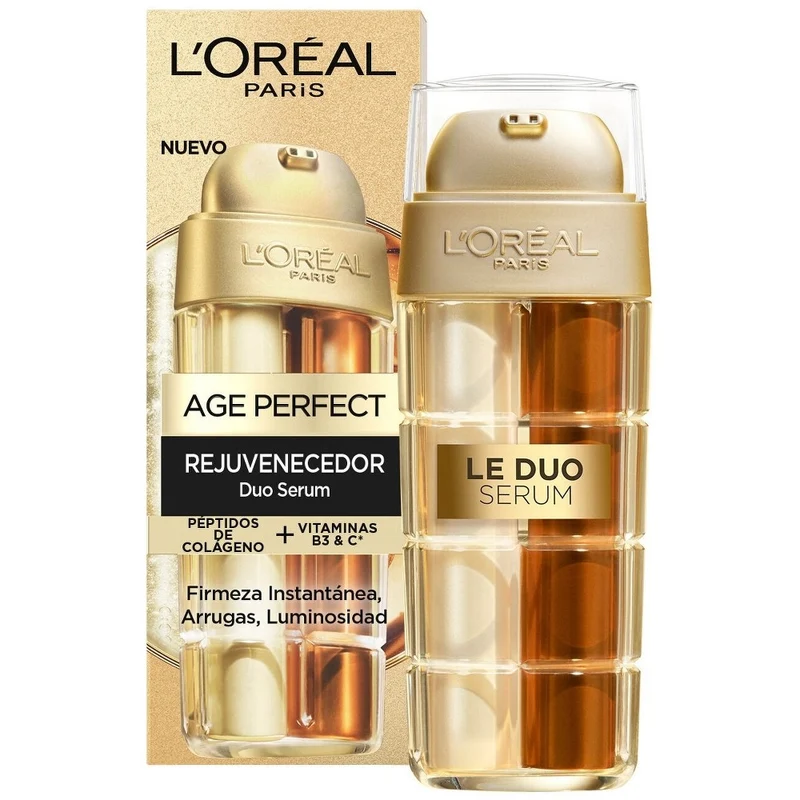 L'oréal paris Siero Viso Ringiovanente Le Duo Age Perfect 30 ml — Siero viso