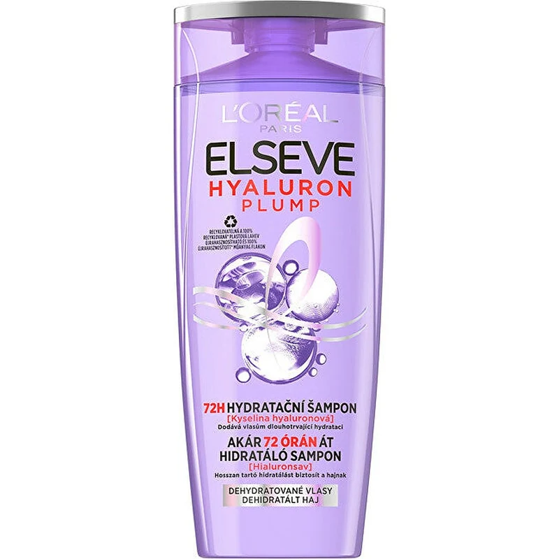 L'Oréal Paris Elseve Hyaluron Plump 72H Shampoo Idratante 250 ml — Shampoo