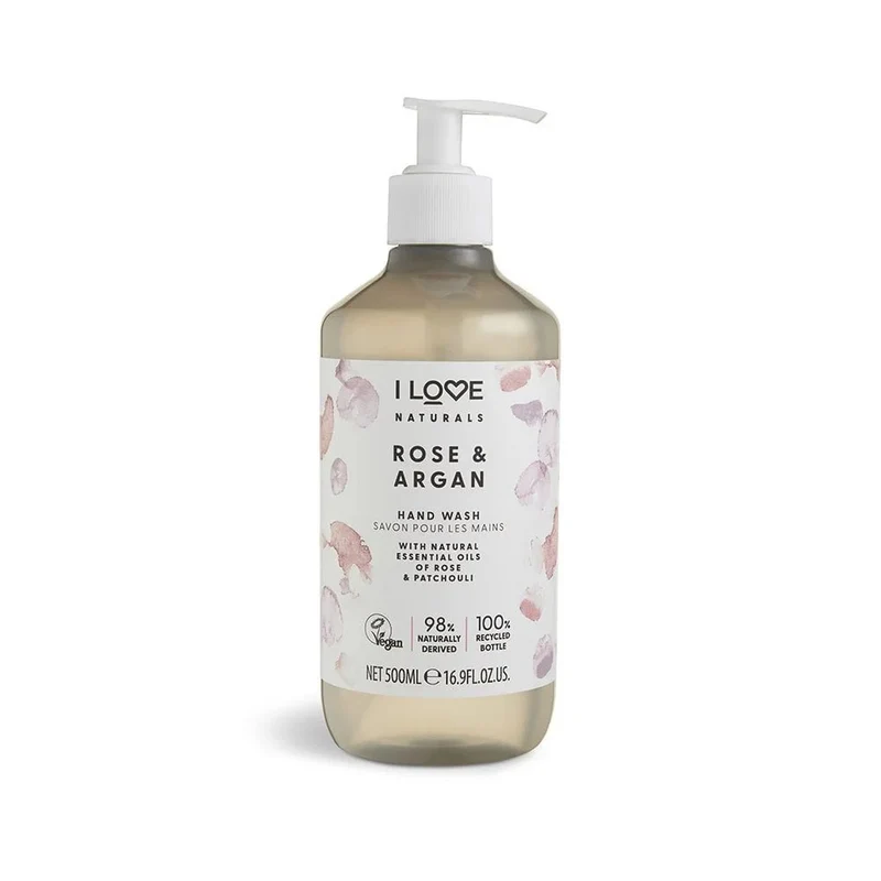 I love Collezione Naturals Rosa & Argan 500 ml — Sapone liquido