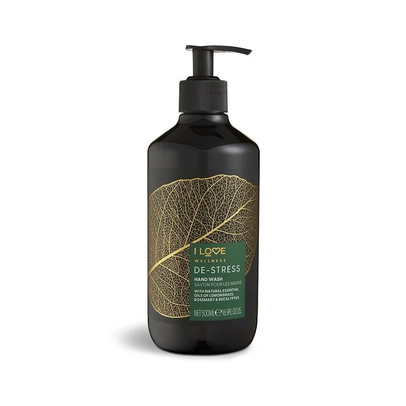 I love Wellness De-Stress Citronella rosmarino eucalipto 500 ml — Sapone liquido mani