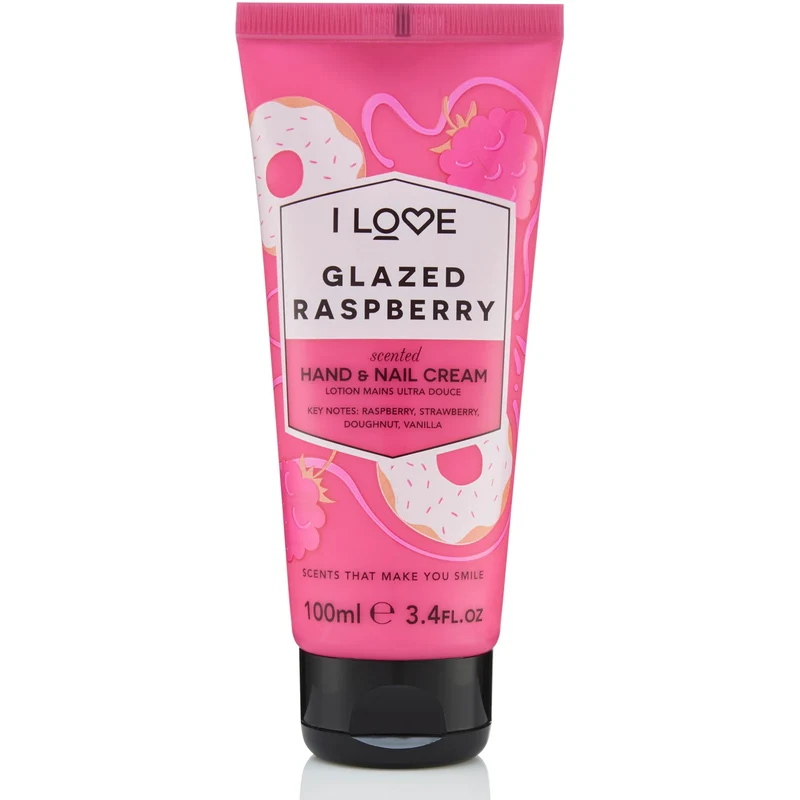 I love Collezione Signature Crema Mani & Unghie Lampone Glassato 100 ml — Crema mani e unghie