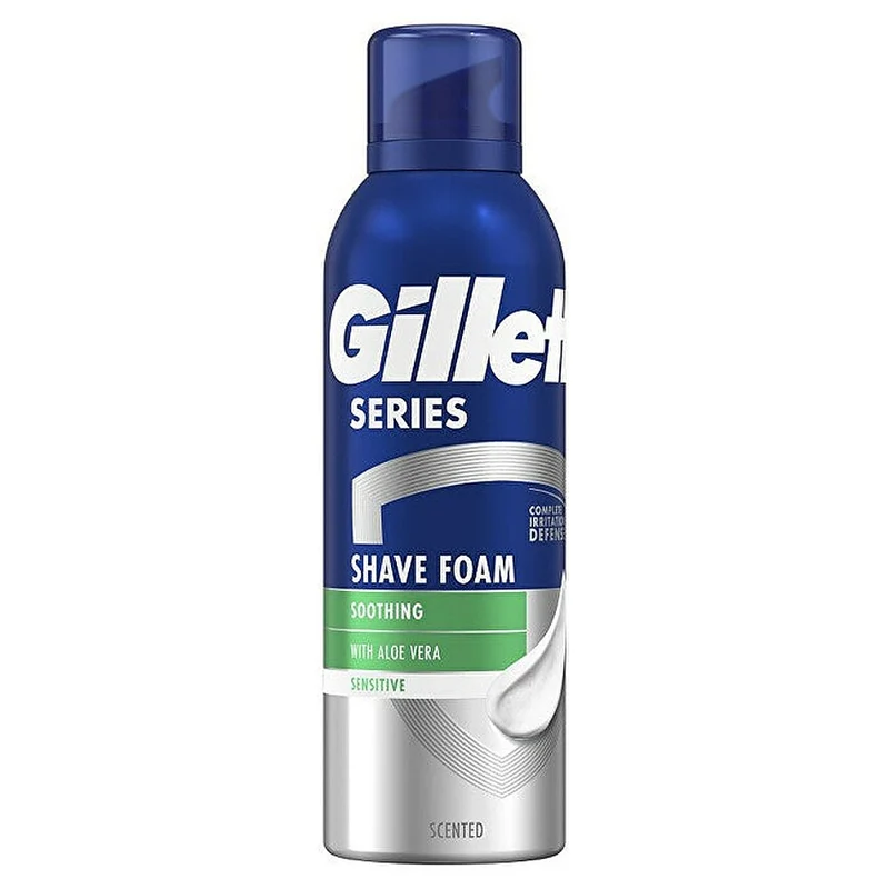 Gillette Schiuma da barba Serie Sensitive Aloe Vera 200 ml — Schiuma da barba