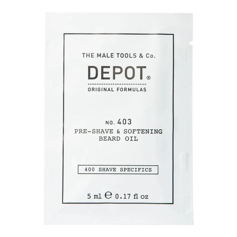 Depot 400 Specifiche rasatura No. 403 Mandorla dolce 5 ml — Olio pre-rasatura