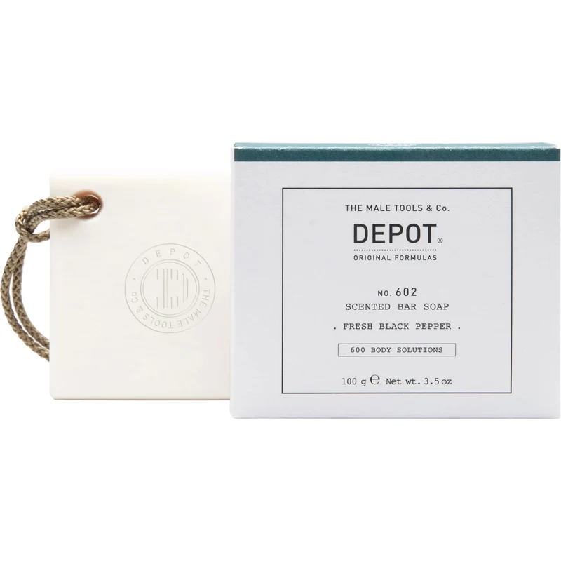 Depot 600 Body Solutions No. 602 Botanical Complex Saponetta profumata pepe nero — Saponetta