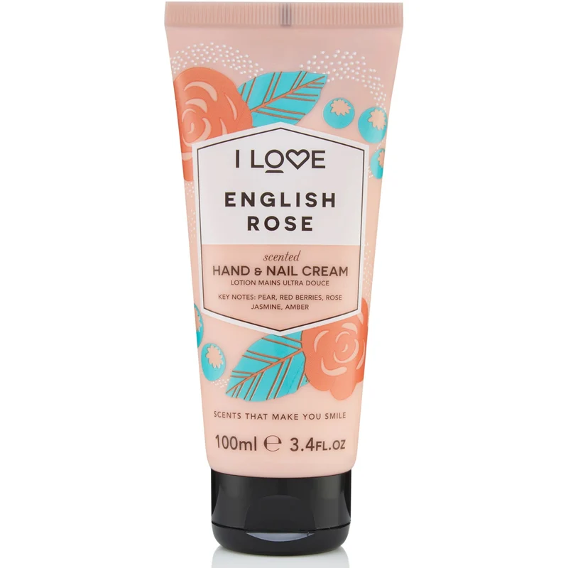 I love Crema mani e unghie Signature rosa inglese 100 ml — Crema mani e unghie