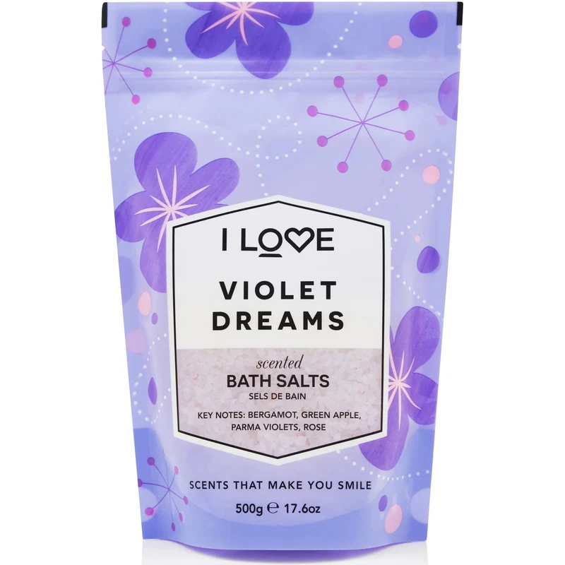 I Love Signature Violet Dreams 500 g — Sale da Bagno