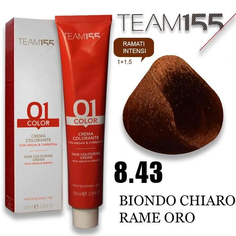 Team 155 Tintura 8.43 100 ml — Tintura capelli