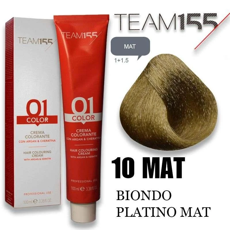Team 155 Tintura n. 10 matte 100 ml — Tintura capelli