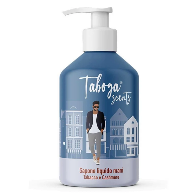 Taboga Sapone liquido mani Tabacco e cashmere 280 ml — Sapone liquido mani