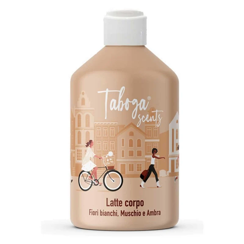 Taboga Latte corpo Fiori bianchi muschio e ambra 280 ml — Latte corpo