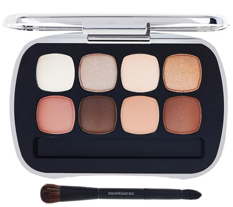 bareMinerals The Suede Neutrals Palette di Ombretti 8 Sfumature 7 g — Palette Ombretti