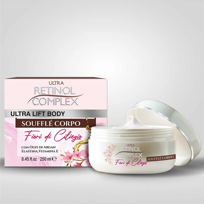 Retinol complex Soufflé corpo Fiori di ciliegio 250 ml — Mousse corpo