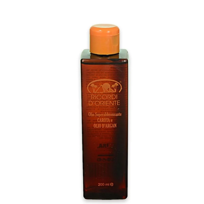 Ricordi d'oriente Olio super abbronzante carota e argan 200 ml — Olio corpo